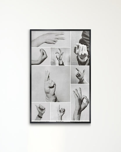 Supplement to the Italian Dictionaryポスター【Bruno Munari│ブルーノ・ムナーリ】（77.5cm×50cm）