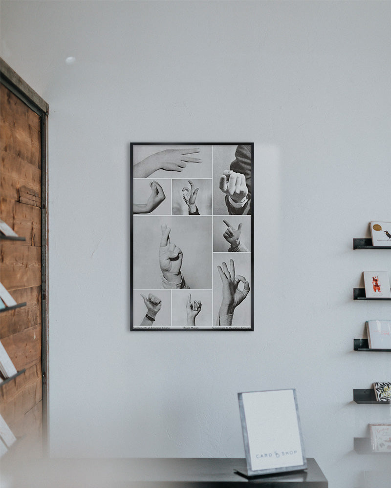 Supplement to the Italian Dictionaryポスター【Bruno Munari│ブルーノ・ムナーリ】（77.5cm×50cm）