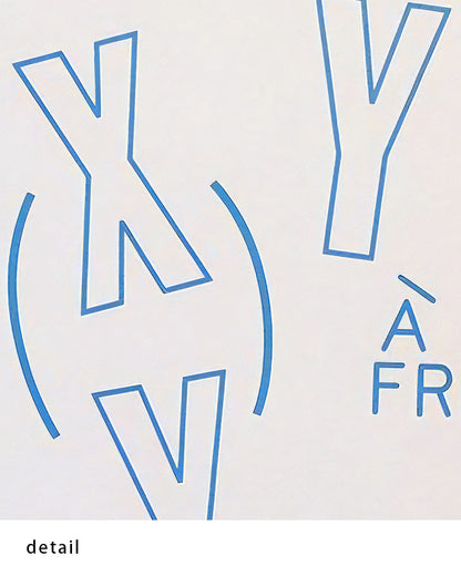 À Fripon Fripon & Demiポスター【Lawrence Weiner│ローレンス・ウェイナー】（44cm×43.5cm）