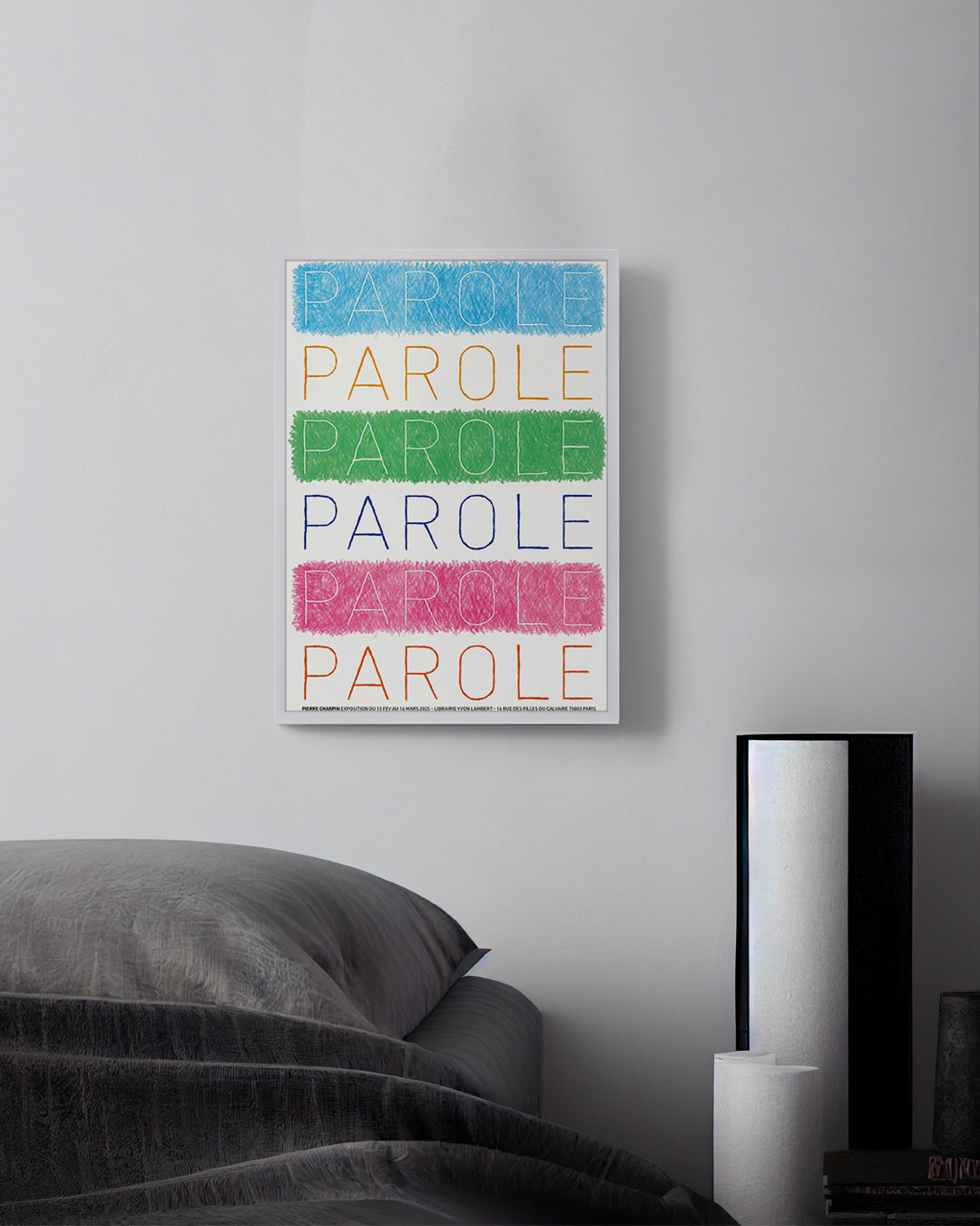 Parole Parole Paroleポスター【Pierre Charpin│ピエール・シャルパン】（46cm×33cm）