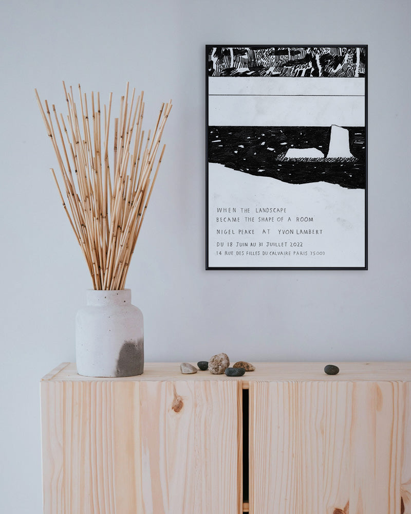 When the Landscape Became the Shape of a Roomポスター【Nigel Peake│ナイジェル・ピーク】（46cm×33cm）