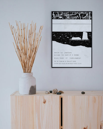 When the Landscape Became the Shape of a Roomポスター【Nigel Peake│ナイジェル・ピーク】（46cm×33cm）