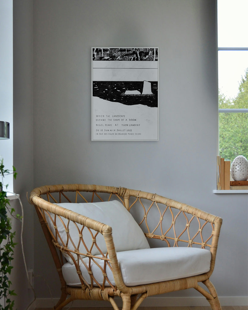 When the Landscape Became the Shape of a Roomポスター【Nigel Peake│ナイジェル・ピーク】（46cm×33cm）