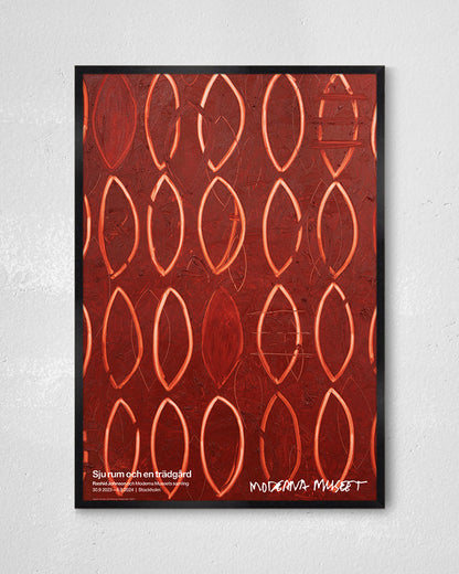 God Painting(Closed Eyes)【Rashid Johnson│ラシッド・ジョンソン】（70cm×100cm）