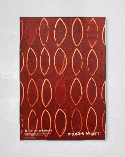 God Painting(Closed Eyes)【Rashid Johnson│ラシッド・ジョンソン】（70cm×100cm）