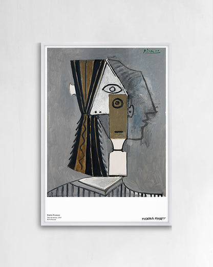 "Kvinnohuvud, 1957"(Tete de femme, 1957)ポスター【Picasso│パブロ・ピカソ】（70cm×50cm）