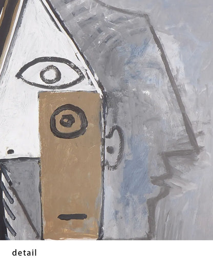 "Kvinnohuvud, 1957"(Tete de femme, 1957)ポスター【Picasso│パブロ・ピカソ】（70cm×50cm）