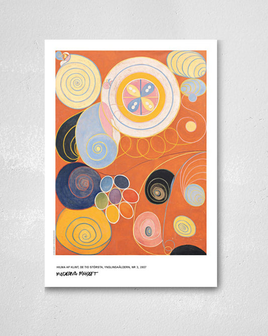 The Ten Largest, Youth, No 3ポスター【HILMA AF KLINT│ヒルマ・アフ・クリント】（70cm×100cm）