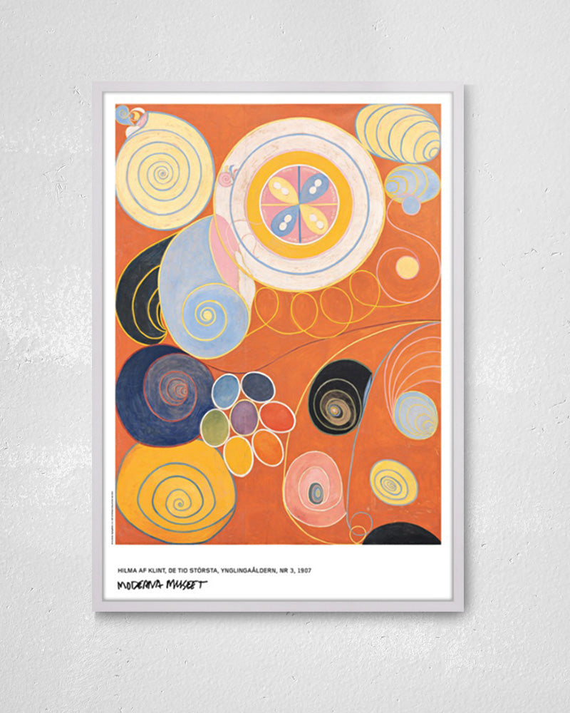 The Ten Largest, Youth, No 3ポスター【HILMA AF KLINT│ヒルマ・アフ・クリント】（70cm×100cm）