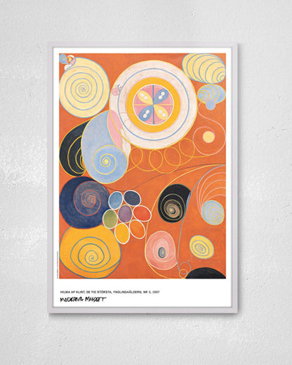 The Ten Largest, Youth, No 3ポスター【HILMA AF KLINT│ヒルマ・アフ・クリント】（70cm×100cm）