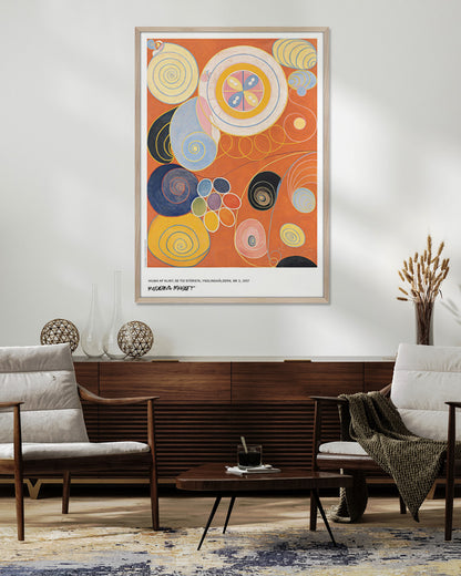 The Ten Largest, Youth, No 3ポスター【HILMA AF KLINT│ヒルマ・アフ・クリント】（70cm×100cm）