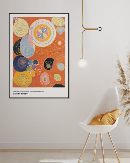 The Ten Largest, Youth, No 3ポスター【HILMA AF KLINT│ヒルマ・アフ・クリント】（70cm×100cm）