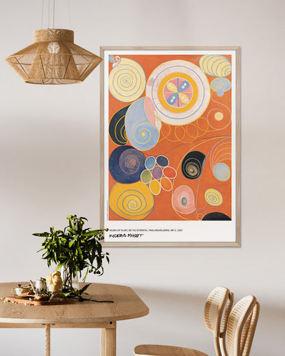 The Ten Largest, Youth, No 3ポスター【HILMA AF KLINT│ヒルマ・アフ・クリント】（70cm×100cm）