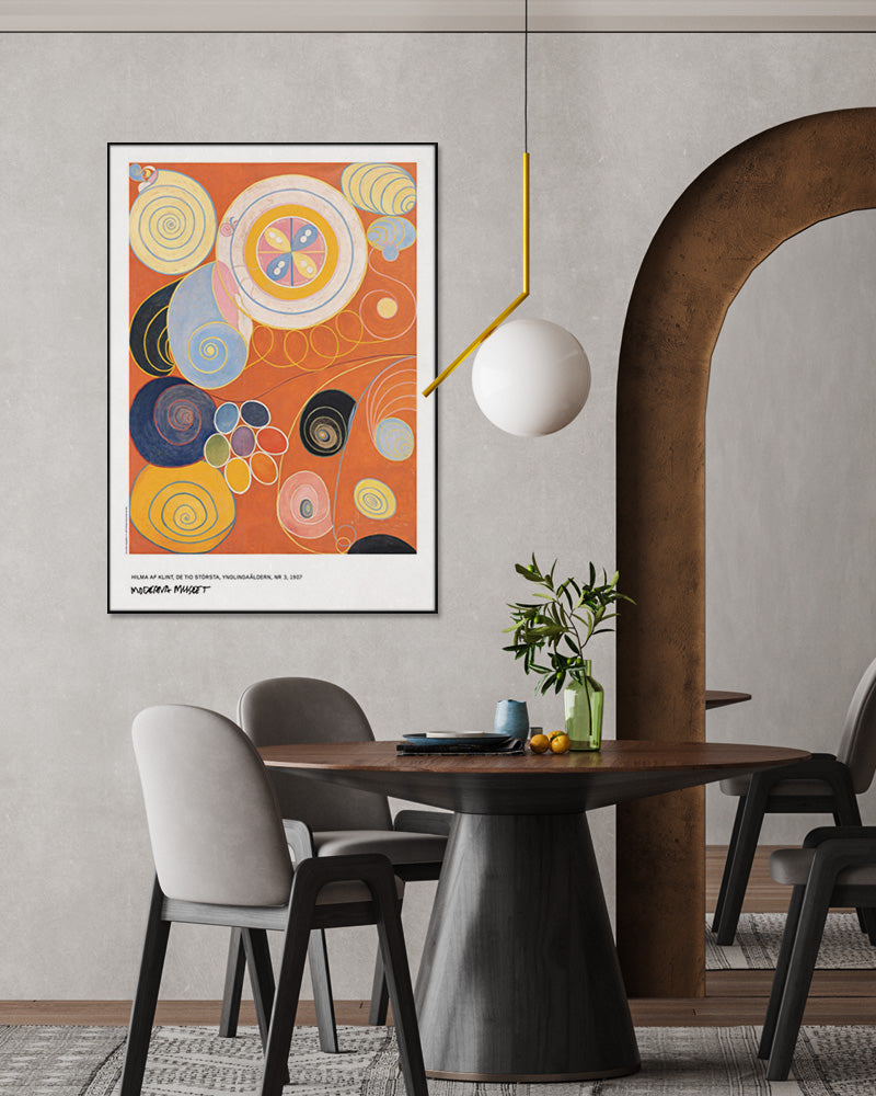 The Ten Largest, Youth, No 3ポスター【HILMA AF KLINT│ヒルマ・アフ・クリント】（70cm×100cm）