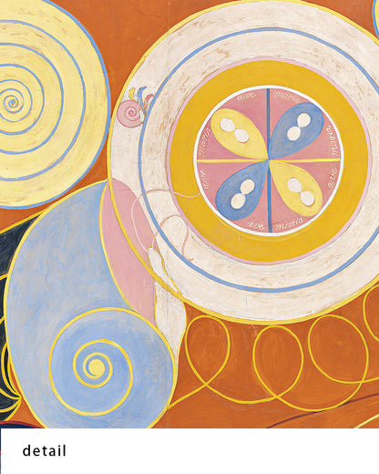 The Ten Largest, Youth, No 3ポスター【HILMA AF KLINT│ヒルマ・アフ・クリント】（70cm×100cm）