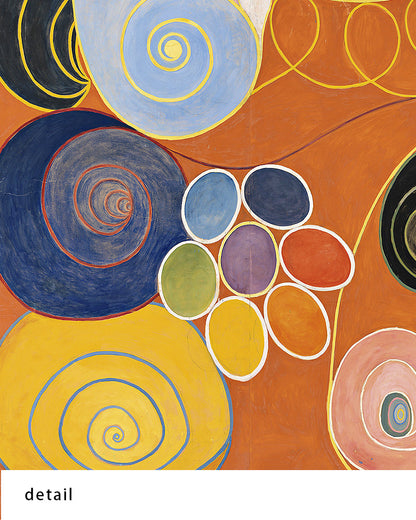 The Ten Largest, Youth, No 3ポスター【HILMA AF KLINT│ヒルマ・アフ・クリント】（70cm×100cm）