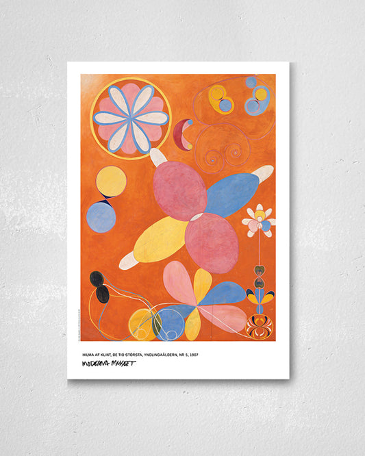 The Ten Largest, Youth, No4ポスター【HILMA AF KLINT│ヒルマ・アフ・クリント】（70cm×100cm）