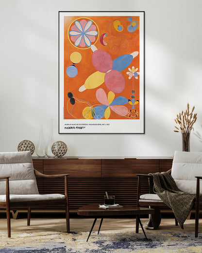 The Ten Largest, Youth, No4ポスター【HILMA AF KLINT│ヒルマ・アフ・クリント】（70cm×100cm）