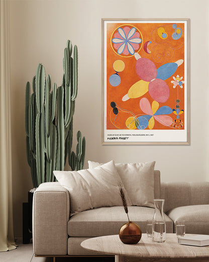 The Ten Largest, Youth, No4ポスター【HILMA AF KLINT│ヒルマ・アフ・クリント】（70cm×100cm）