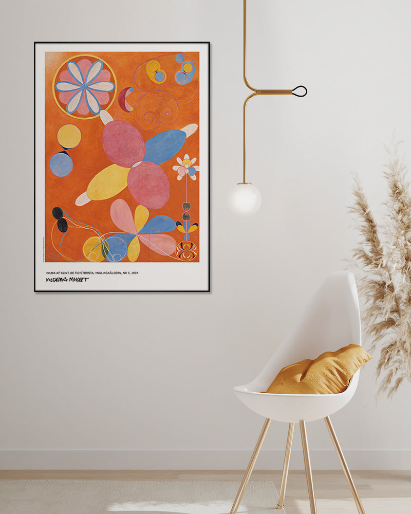 The Ten Largest, Youth, No4ポスター【HILMA AF KLINT│ヒルマ・アフ・クリント】（70cm×100cm）