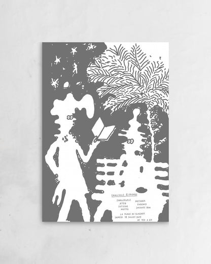 Reading in parcポスター【Stefan Marx│ステファン・マルクス】（59cm×84cm）