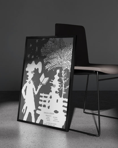 Reading in parcポスター【Stefan Marx│ステファン・マルクス】（59cm×84cm）