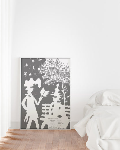 Reading in parcポスター【Stefan Marx│ステファン・マルクス】（59cm×84cm）