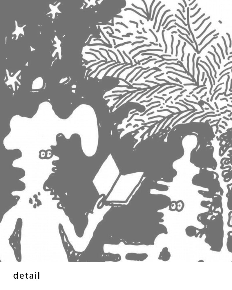 Reading in parcポスター【Stefan Marx│ステファン・マルクス】（59cm×84cm）