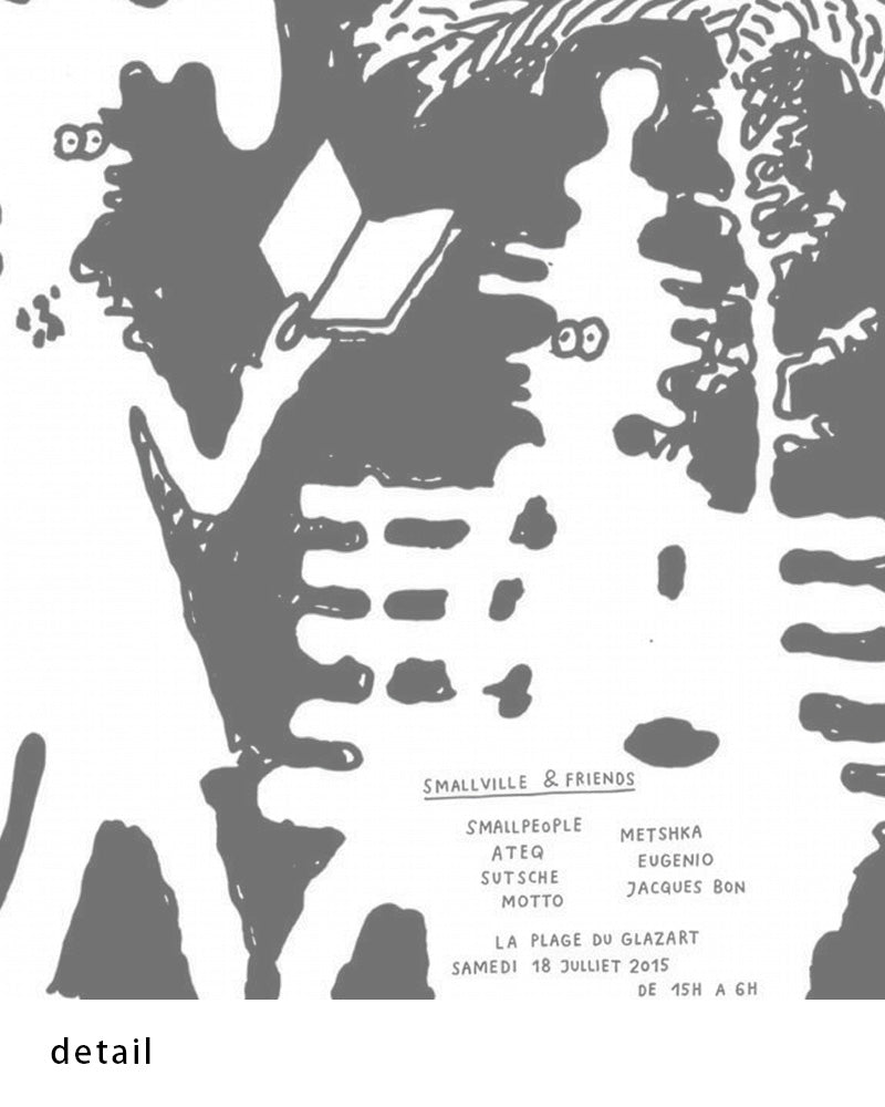 Reading in parcポスター【Stefan Marx│ステファン・マルクス】（59cm×84cm）