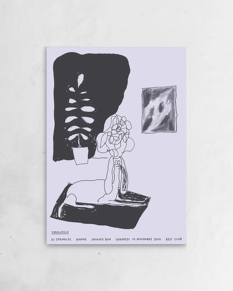 Dog on carpetポスター【Stefan Marx│ステファン・マルクス】（59cm×84cm）