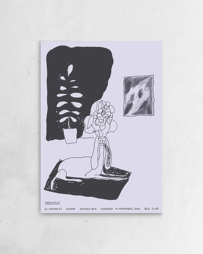 Dog on carpetポスター【Stefan Marx│ステファン・マルクス】（59cm×84cm）