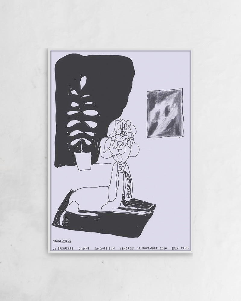 Dog on carpetポスター【Stefan Marx│ステファン・マルクス】（59cm×84cm）