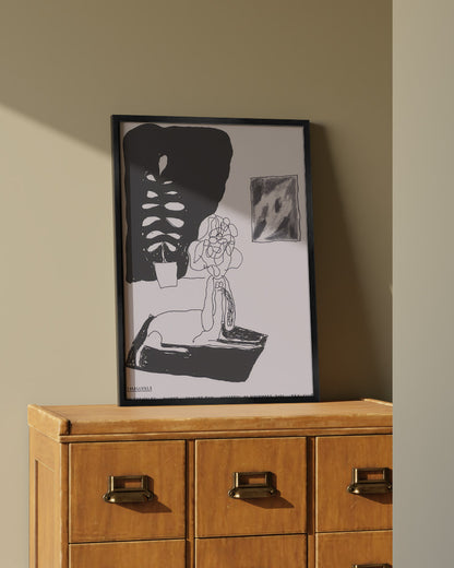 Dog on carpetポスター【Stefan Marx│ステファン・マルクス】（59cm×84cm）