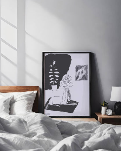 Dog on carpetポスター【Stefan Marx│ステファン・マルクス】（59cm×84cm）