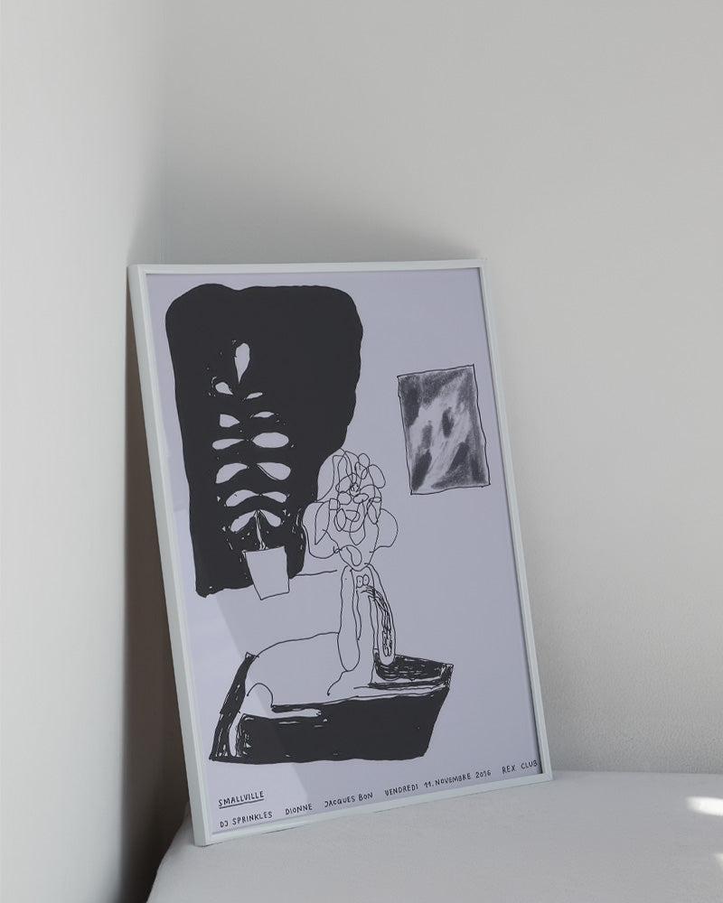 Dog on carpetポスター【Stefan Marx│ステファン・マルクス】（59cm×84cm）