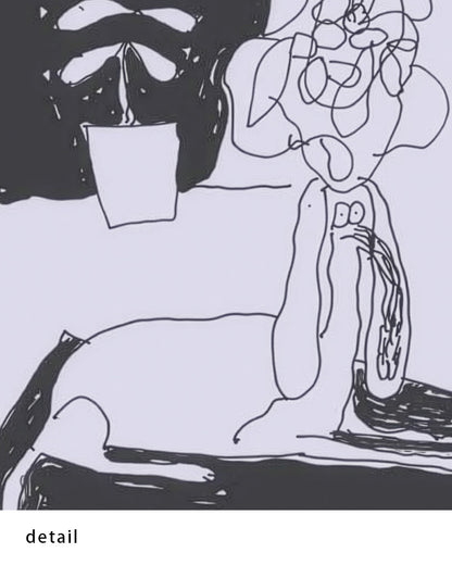 Dog on carpetポスター【Stefan Marx│ステファン・マルクス】（59cm×84cm）