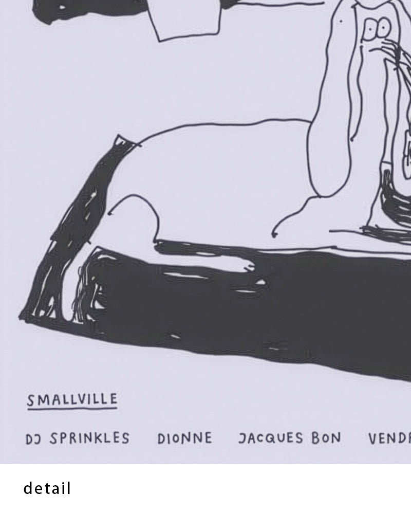 Dog on carpetポスター【Stefan Marx│ステファン・マルクス】（59cm×84cm）