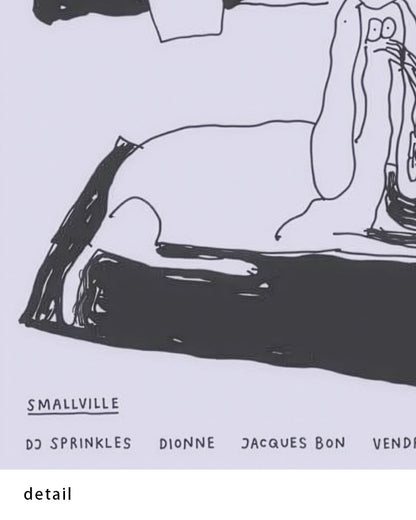 Dog on carpetポスター【Stefan Marx│ステファン・マルクス】（59cm×84cm）