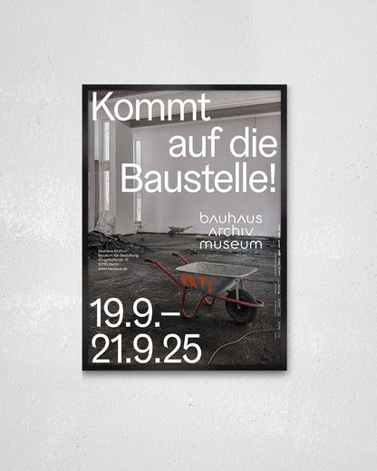 Bauhaus Archive Construction Site(2025)ポスター【Bauhaus│バウハウス】（84.1cm×59.4cm）