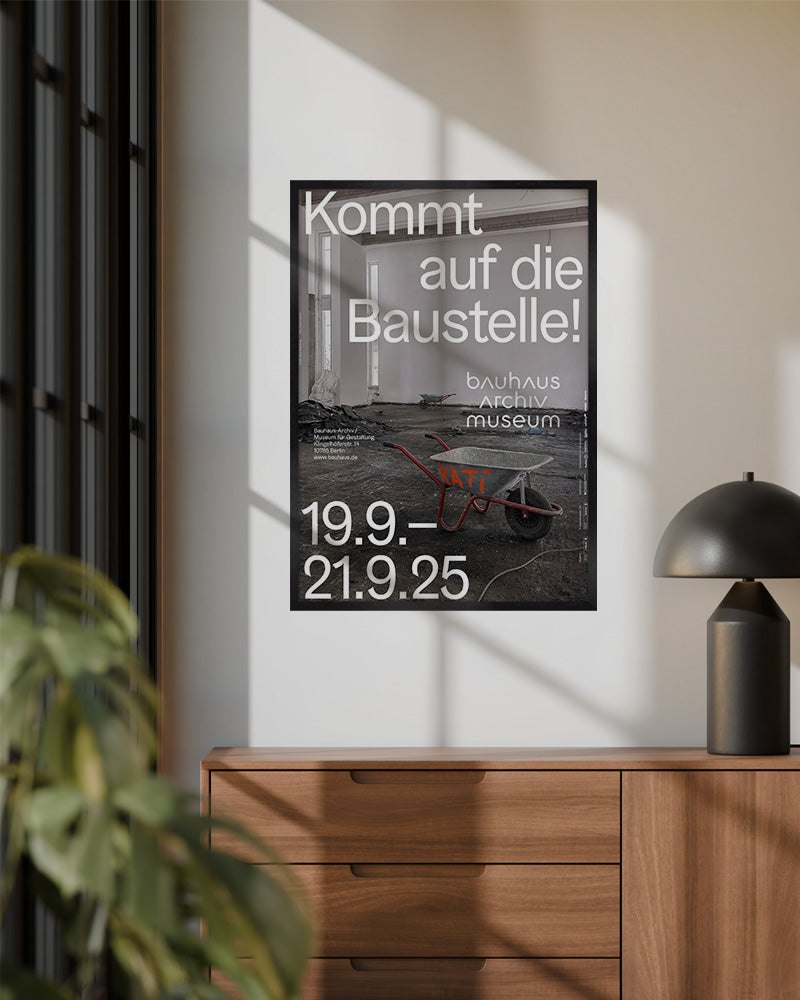 Bauhaus Archive Construction Site(2025)ポスター【Bauhaus│バウハウス】（84.1cm×59.4cm）