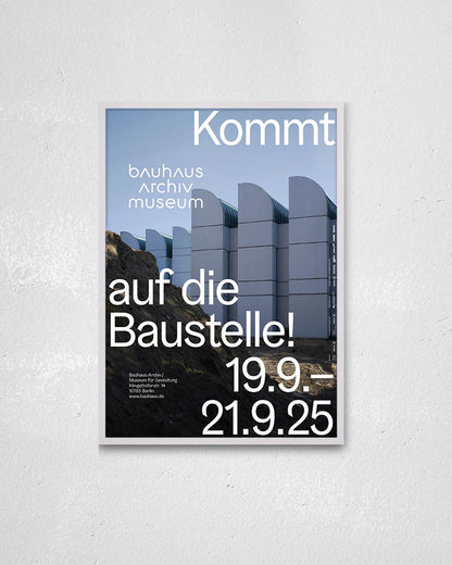 Bauhaus: A Social Questionポスター【Bauhaus│バウハウス】（84.1cm×59.4cm）