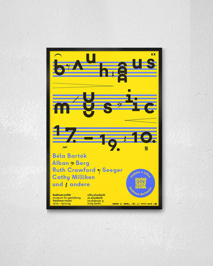 Bauhaus Music 2024ポスター【Bauhaus│バウハウス】（84.1cm×59.4cm）