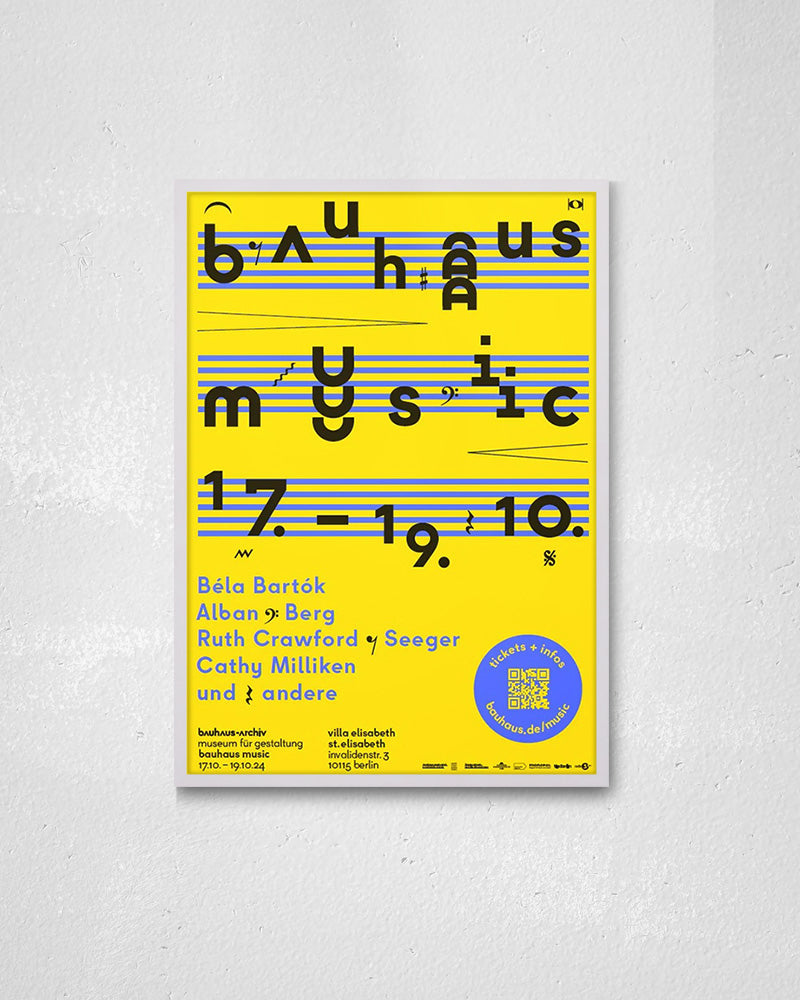 Bauhaus Music 2024ポスター【Bauhaus│バウハウス】（84.1cm×59.4cm）