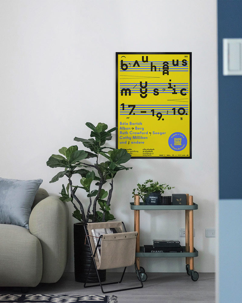 Bauhaus Music 2024ポスター【Bauhaus│バウハウス】（84.1cm×59.4cm）