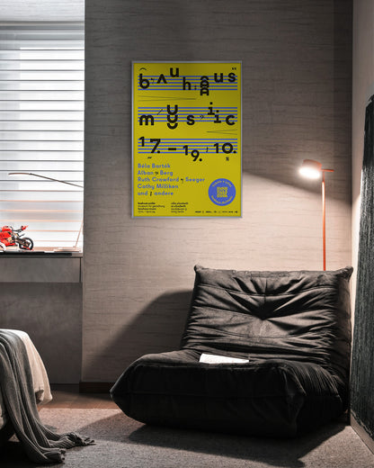 Bauhaus Music 2024ポスター【Bauhaus│バウハウス】（84.1cm×59.4cm）