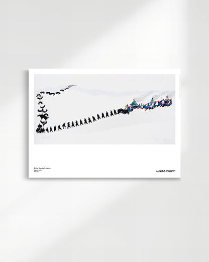 Gajjrát (The Crows)ポスター【Britta Marakatt-Labba│ブリッタ・マラカット＝ラバ】（70cm×50cm）