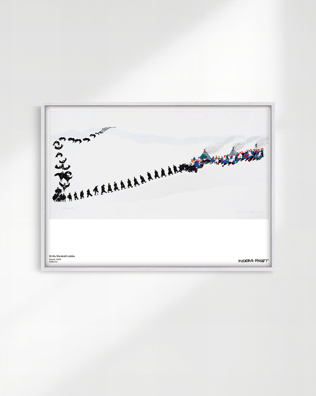 Gajjrát (The Crows)ポスター【Britta Marakatt-Labba│ブリッタ・マラカット＝ラバ】（70cm×50cm）