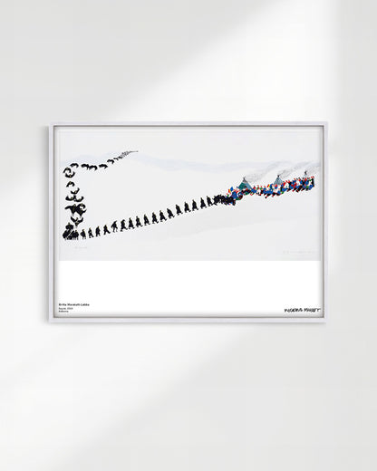 Gajjrát (The Crows)ポスター【Britta Marakatt-Labba│ブリッタ・マラカット＝ラバ】（70cm×50cm）