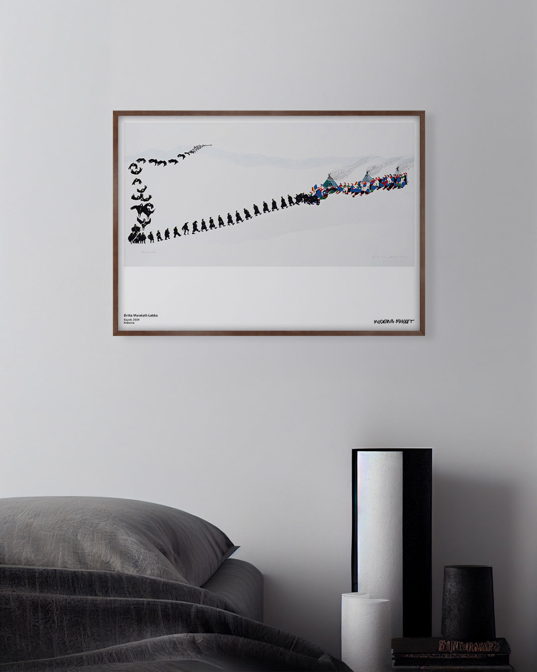 Gajjrát (The Crows)ポスター【Britta Marakatt-Labba│ブリッタ・マラカット＝ラバ】（70cm×50cm）