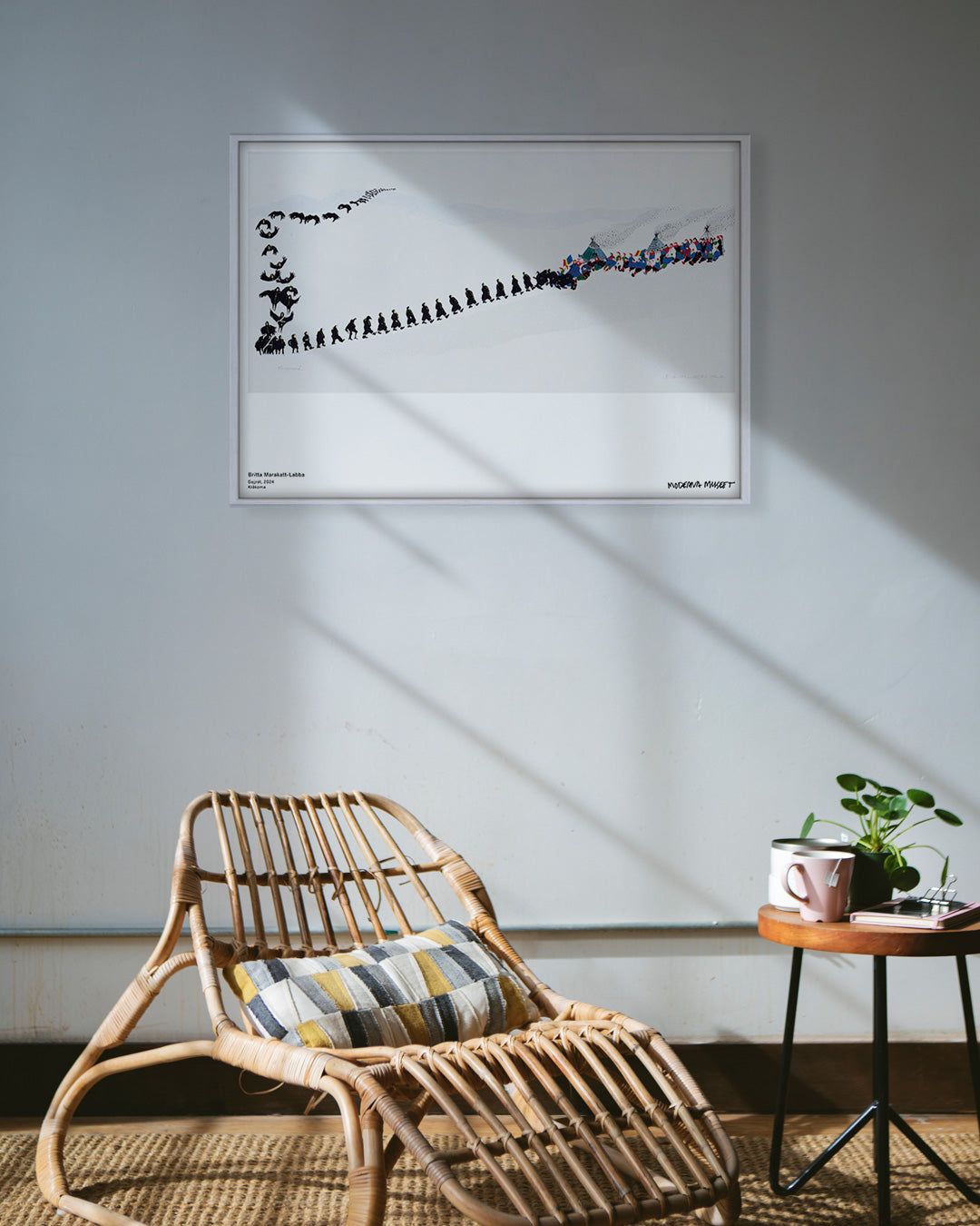 Gajjrát (The Crows)ポスター【Britta Marakatt-Labba│ブリッタ・マラカット＝ラバ】（70cm×50cm）